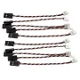 10PCS JST 10cm/15cm 1.5mm 3Pins Male Female and JR Style for Mini Receiver Servo Wire Plug Converter