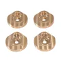 Upgraded New Metal Front and Rear Axles Brass Weights For MJX H12Y 1/12 RC Car Spare Parts