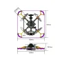 Flywoo Flytimes 85 2S Micro FPV Racing Drone NO VTX NO Camera Compatible with DJI O3 Lite / DJI O4 Air Unit