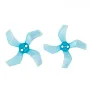 4 Pairs Gemfan 1636 1.6x3.6x4 40mm 1.5mm Hole 4-blade Propeller for 1103 1105 RC Drone FPV Racing Brushless Motor