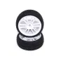 2PCS ZD Racing 6296 Tires Set for RAPTORS BX-16 9051 1/16 2.4G 4WD Touring Rc Car Parts