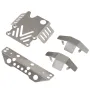 Upgrated Metal Accessories 304 Chassis Armor Kit for MJX 1/12 H12Y H12Y+ RC Car Vehicle Models Spare Parts