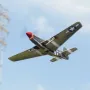 Avion de chasse télécommandé MinimumRC P51 Mustang d'une envergure de 420 mm avec train d'atterrissage rétractable et moteur