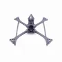 TEOSAW 533 210mm Wheelbase 5mm Arm Thickness Carbon Fiber 5 Inch Frame Kit for FPV Racing Drones