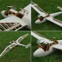 Tony Ray's Aero Model Minimoa Mo2a 2884mm Wingspan 1/6 Scale SD7032 Airfoil Balsawood RC Airplane Glider KIT