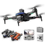 PJC RG600 PRO WiFi FPV with 4K 720P ESC HD Dual Camera 360° Obstacle Avoidance Optical Flow Positioning Flowing Light Brushless Foldable RC Drone Quadcopter RTF