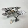 NikolaToy Mini Stirling Engine Upgraded Model Aircraft DIY Assembly Kit Creative Desktop Ornaments Decoration Science Discovery Toys