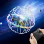 4DRC V49 Gesture One-Key Throwing Automatic Obstacle Avoidance 360° Stunt Spin LED Circle Protection Kids Gifts 2.4G 4CH 6-Axis Remote Control RC Toys Drone Quadcopter RTF
