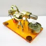 K611 Hot Air Stirling Engine Model Alternator wiht LED Acrylic Base Plate Steam Power Experiment Physics Science Education Toys