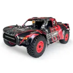 GTFANS M607 RTR 1/12 2.4G 4WD 70km / h Brushless RC Machin Kout kou Off Road kamyon Kabòn Fib Chasi Hobbywing Surpass Motè ESC Metal Différentiel Kovèti pou dirije Limyè High Speed lwil oliv plen chòk Machin Modèl jwèt
