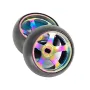 4PCS Drift Tires Wheels Metal Rims for Wltoys Mini-Q 1/28 K969 K989 P939 284131 On-Road RC Cars Vehicles Models Spare Parts D Versions