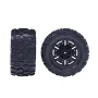 2PCS ZD Racing MT16 1/16 RC Car Parts Tires Wheels Rims Pre-Glued Vehicles Models Spare Accessories 16026