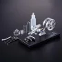 STARPOWER QX-SL-01/QX-SL-01-M Wooden Base/Metal Base Stirling Engine Model Physics Experiment Science Discovery Production Invention Gift Collection Toys