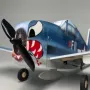 MinimumRC F6F Hellcat Q-series 320mm Wingspan 2.4GHz 4CH Gyro Stabilization Micro Fighter RC Airplane KIT with Brushed Motor