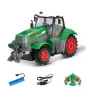Landi QH205 1/24 27MHZ 4CH RC Auto Farmer Series Hout Gesimuleerd Transport Model Licht Geluid Afstandsbediening Speelgoed Jongens Kiepwagen Techniek Voertuigset Kinderen Cadeaus