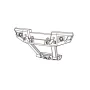 MJX 1/10 10208 RC Car Spare Parts Front/Rear Anti-Collision Components 10100B/10110B