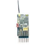 RX42BRB Multi-protocol 6CH Mini Compatible RC Receiver with Dual Brushed 7.5A ESC for Flysky Wfly Microzone Radio Transmitter