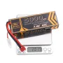 ZOP Power 7.4V 5000mAh 45C 2S Lipo Battery T Plug for 1/10 RC Racing Car
