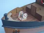 Tony Ray Aero Model 1/18 Mini 1930s Steam Tug Boat RC Ship DIY Full KIT Unassembled w/ Motor ESC Servo Micro Toys