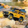 FMS FCX10 1/10 2.4G 4WD RC Car for Land Rover Camel Trophy Edition RS Officially Authorized Rock Crawler Off-Road Climbing Truck Two Speed LED Lights Straight Axle Metal Gears Drive Shaft Oil Filled Shocks Vehicles Models Toys