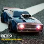 JJRC Q142 RTR 1/14 2.4G 4WD Drift RC Car Retro LED Light High Speed Full Proportional Flat On-Road Classic Vehicles Models Toys