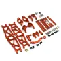 Metal Upgrade Parts Swing Arm Steering Cup Accessories Set For ZD Racing DBX-10 1/10 RC Car