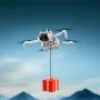 BRDRC Light Sensitive Long Distance Thrower Photosensitive Control Airdrop Air Dropping System Remote Transport Gift Sea Fishing Delivery Device for DJI MINI 4 PRO RC Drone