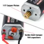 Surpass Hobby 180 87T Brushed Motor with 11T Copper Pionion Gear for TRX4M 1/10 RC Car Vehicles Models Spare Parts