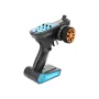 Flyueace T-8166 2.4GHz 3CH Transmitter with RX-G4 Light Control Mini Receiver for RC Car Boat Tank Models