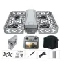 GGIRC S161 MAX 5G WiFi FPV with 5.9inch LCD Screen Controller 720P HD Dual Camera Servo Gimbal Optical Flow Positioning Grid Full Protection Brushless Pocket Foldable RC Drone Quadcopter RTF