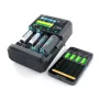 SKYRC MC5000 Cylindrical Battery Charger and Analyzer 2.8 inch Display Screen PD65W Built-in Bluetooth APP Control for for Li-ion LiFe NiMH NiCd NiZn RAM Na-ion Support AA/AAA to 18650/21700/32700 Battery Charge