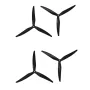 2 Pairs / 4 Pairs Gemfan 1045 10 Inch 3-Blade Propeller 5mm Hole Glass Fiber Nylon for 3214 800KV Motor RC FPV Racing Drone