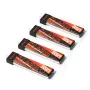 4 PCS BETAFPV 3.8V 550mAh 75C 1S LiHV Battery High Performance Z-Folding Process BT2.0 Connector for FPV Racing Quadcopter Drone