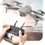YLR/C E88 EVO Mini WiFi FPV with HD Dual Camera Optical Flow Positioning Brushless Foldable RC Drone Quadcopter RTF