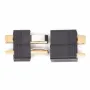 Amass AM-1015B Anti-Slip Black T Plug Connector Male & Female 1 Pair for RC Lipo Battery