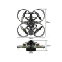 Flywoo FlyLens 85 HD O4 / O4 PRO 2S 2 Inch Brushless Whoop FPV Racing Drone BNF with GOKU F405 HD Digital System