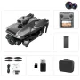 MSRC M66 MAX 5G WiFi FPV con pantalla LCD plegable, controlador de cámara HD con doble cámara, servo cardán, 360°, evitación de obstáculos, dron RC sin escobillas, cuadricóptero RTF