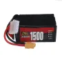 ZOP Power 6S 22.2V 1500mAh 120C 33.3Wh LiPo Battery XT60 Plug for SpeedyBee Master 5 V2 RC FPV Racing Drone