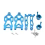 Front Upper Lower Swing Arms Steering Cup For 1/16 SCY 16101 16201 JJRC Q117 Q130 Q132 Metal Upgrade Accessories RC Car Parts