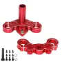 1Set Aluminum Alloy 7075 Triple Clamp Set For LOSI 1/4 Promoto-MX Motorrad RTR LOS06000 LOS264004 RC Motorcycle Parts