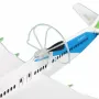 C919 350mm Wingspan Intelligent Electric Free Flying Paper Plane Bubble Rechargeable Airplane DIY