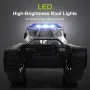 JJRC C8812 MAX RTR 2.4G RC Car Tank High Speed Drift Track Off-Road Truck Full Proportional LED Light 360° Rotate Vehicles Models Toys