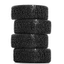 4PCS Upgraded RC Car Parts Wheel Tires for 70mm RV 1/10 Tamiya xv02 RC Car Vehicle Models Accessories