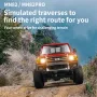 MNRC MN82 PRO RTR 1/12 2.4G 4WD RC Car for TOYOTA Land Cruiser LC79 Rock Crawler LED Light Climbing Off-Road Truck Full Proportional Vehicles Models Toys