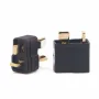 Amass AM-1015B Anti-Slip Black T Plug Connector Male & Female 1 Pair for RC Lipo Battery