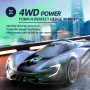 ZLL SG208 PRO RTR 1/24 2.4G 4WD Drift RC Car High Speed 360° Rotation Music Stunt LED Light On-Road Racing Vehicles Models Toys