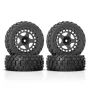 4PCS Upgraded Tires Wheel Rims for Arrma 1/18 2S Typhon Grom RC Cars Vehicles Models Spare Parts Accessories
