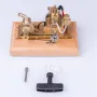 OKMO M16C Air-cooled Single Cylinder 4-strokes Mini Vertical Gasoline Speed-controlled IC Engine Model with Water Vane Pump Science Discovery Education Desktop Decorations Collection Toys