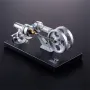 STARPOWER QX-SL-01/QX-SL-01-M Wooden Base/Metal Base Stirling Engine Model Physics Experiment Science Discovery Production Invention Gift Collection Toys