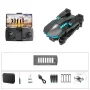 XKRC X6 PRO WiFi FPV WiFi FPV with Dual HD Camera 360° Obstacle Avoidance Optical Flow Positioning LED Foldable RC Drone Quadcopter RTF
